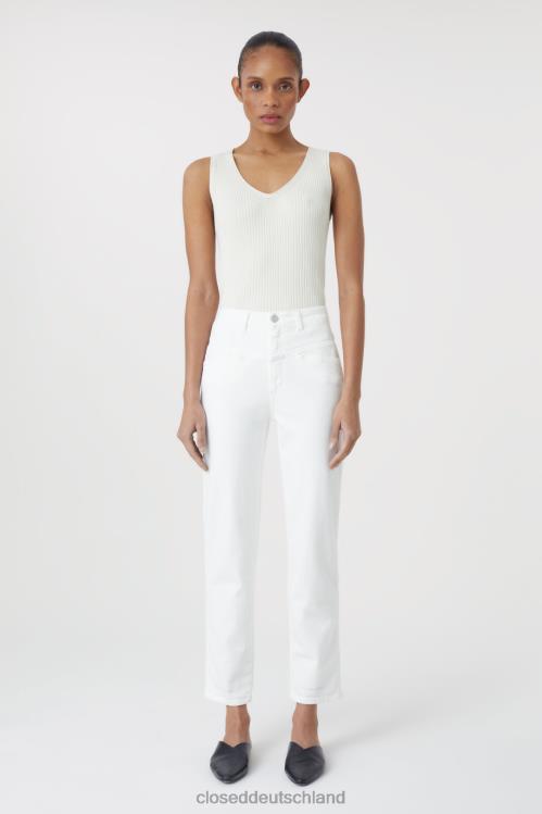 Kleidung Weiß 0RP8Z1143 CLOSED Pedaldrücker im Denim-Stil 4 Frauen