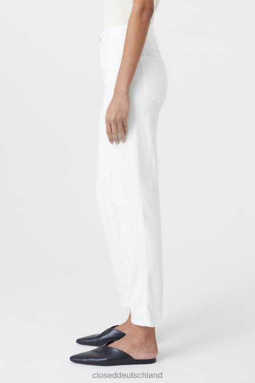 Kleidung Weiß 0RP8Z1143 CLOSED Pedaldrücker im Denim-Stil 4 Frauen