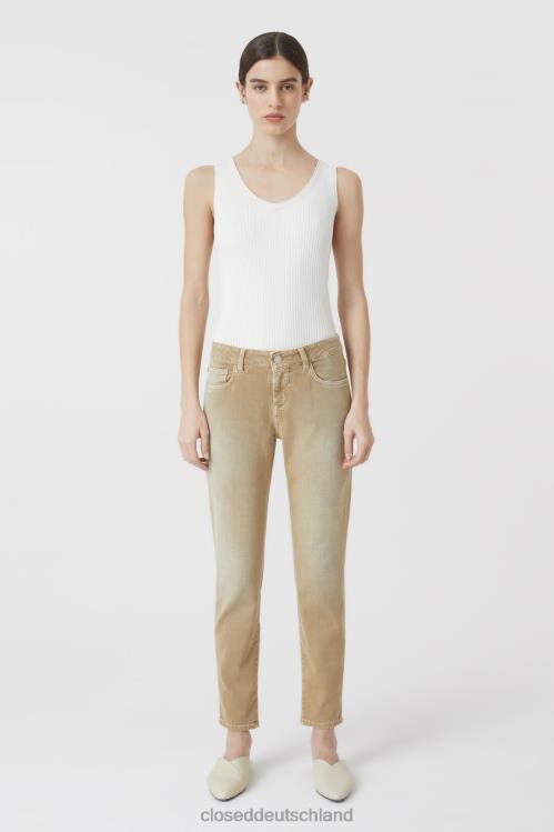 Kleidung brauner Marmor 0RP8Z1129 CLOSED Bäcker im Denim-Stil 2 Frauen