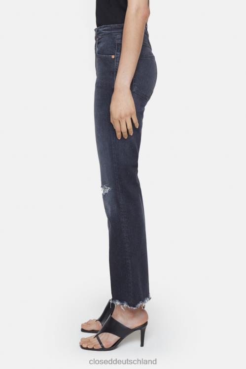 Kleidung dunkelgrau 0RP8Z116 CLOSED Hi-Sun im Denim-Stil Frauen