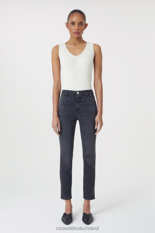 Kleidung dunkelgrau 0RP8Z1190 CLOSED Skinny Pusher im Denim-Stil 7 Frauen