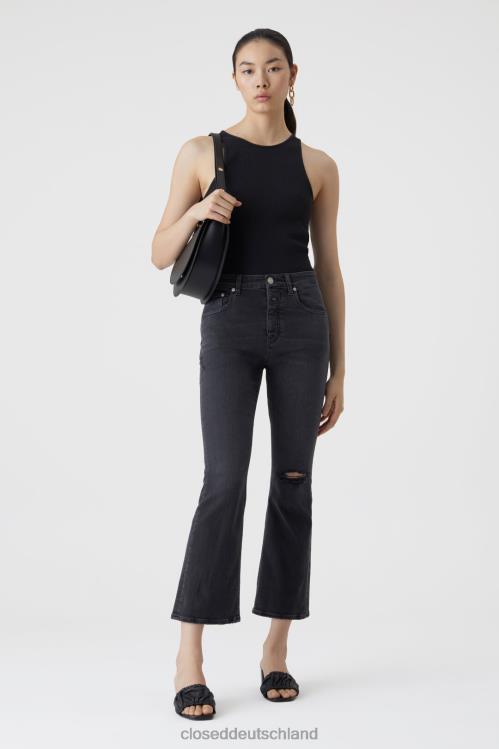 Kleidung dunkelgrau 0RP8Z1251 CLOSED Hi-Sun im Denim-Stil Frauen