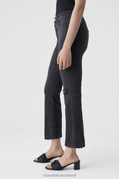 Kleidung dunkelgrau 0RP8Z1251 CLOSED Hi-Sun im Denim-Stil Frauen