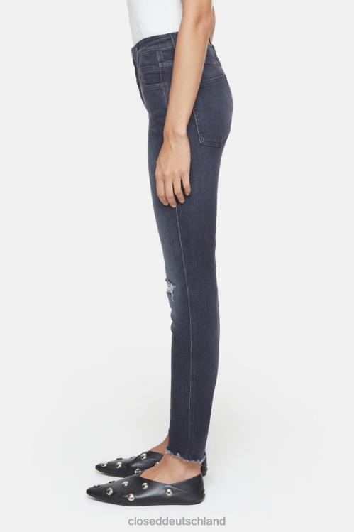 Kleidung dunkelgrau 0RP8Z130 CLOSED Skinny Pusher im Denim-Stil 6 Frauen