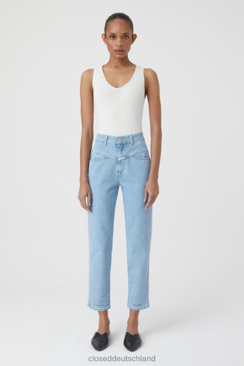 Kleidung hellblau 0RP8Z1144 CLOSED Pedaldrücker im Denim-Stil 4 Frauen