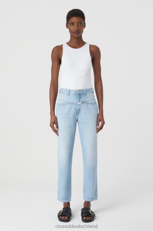 Kleidung hellblau 0RP8Z1148 CLOSED Pedaldrücker im Denim-Stil 5 Frauen