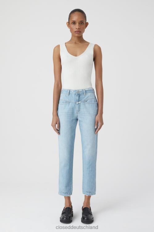 Kleidung hellblau 0RP8Z1157 CLOSED Pedaldrücker im Denim-Stil 5 Frauen