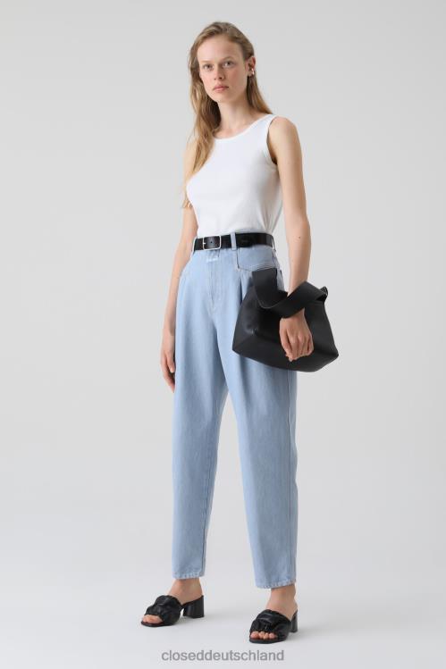 Kleidung hellblau 0RP8Z1162 CLOSED Perle im Denim-Stil Frauen