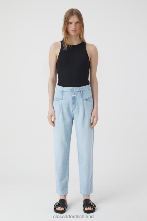 Kleidung hellblau 0RP8Z1165 CLOSED Perle im Denim-Stil Frauen