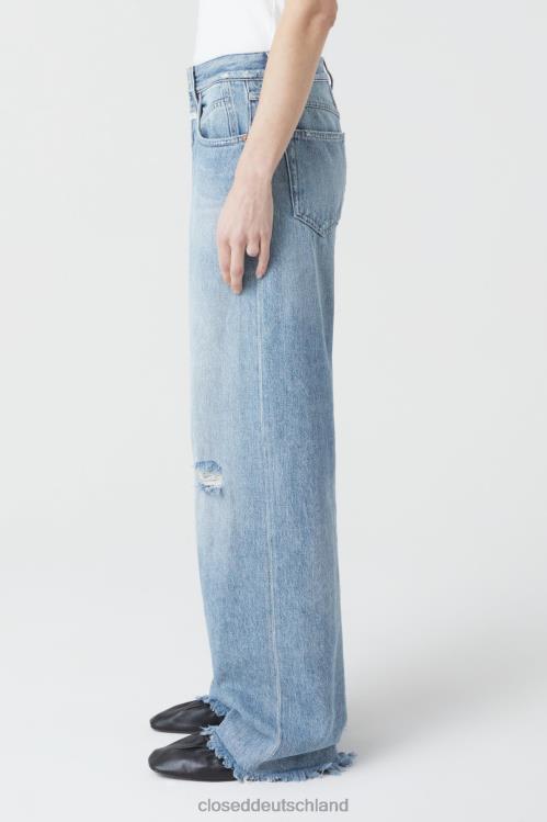 Kleidung hellblau 0RP8Z1170 CLOSED Nikka im Denim-Stil Frauen