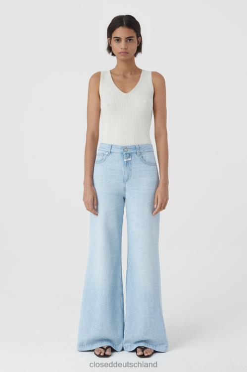 Kleidung hellblau 0RP8Z1177 CLOSED Glow-up im Denim-Stil Frauen