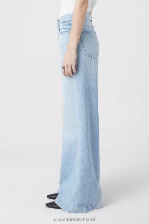 Kleidung hellblau 0RP8Z1178 CLOSED Glow-up im Denim-Stil Frauen