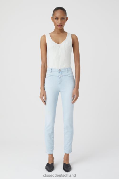 Kleidung hellblau 0RP8Z1184 CLOSED Skinny Pusher im Denim-Stil 7 Frauen