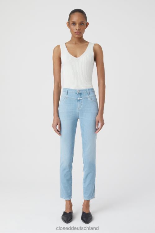 Kleidung hellblau 0RP8Z1187 CLOSED Skinny Pusher im Denim-Stil 7 Frauen