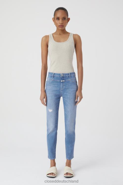 Kleidung hellblau 0RP8Z1193 CLOSED Skinny Pusher im Denim-Stil 7 Frauen