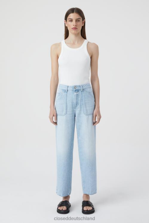 Kleidung hellblau 0RP8Z1220 CLOSED Abe im Denim-Stil Frauen