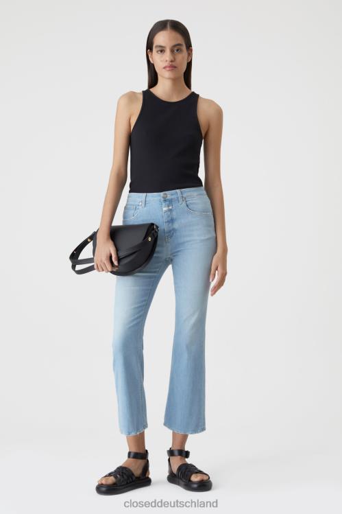 Kleidung hellblau 0RP8Z1244 CLOSED Hi-Sun im Denim-Stil Frauen