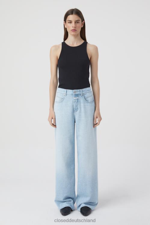 Kleidung hellblau 0RP8Z1269 CLOSED Nikka im Denim-Stil Frauen