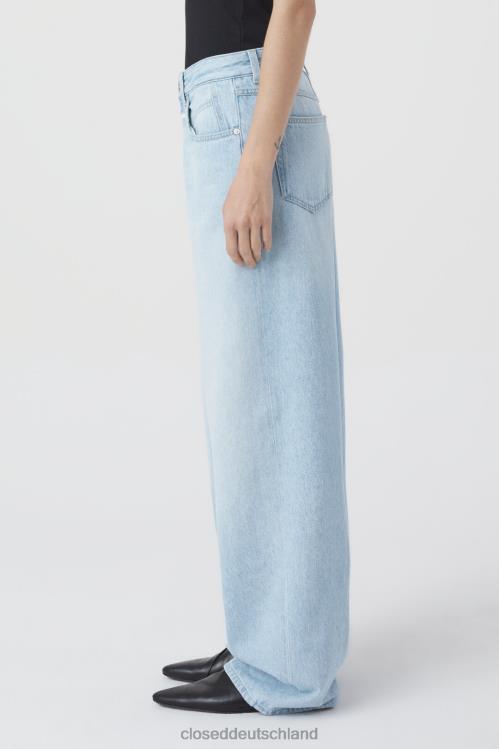 Kleidung hellblau 0RP8Z1269 CLOSED Nikka im Denim-Stil Frauen
