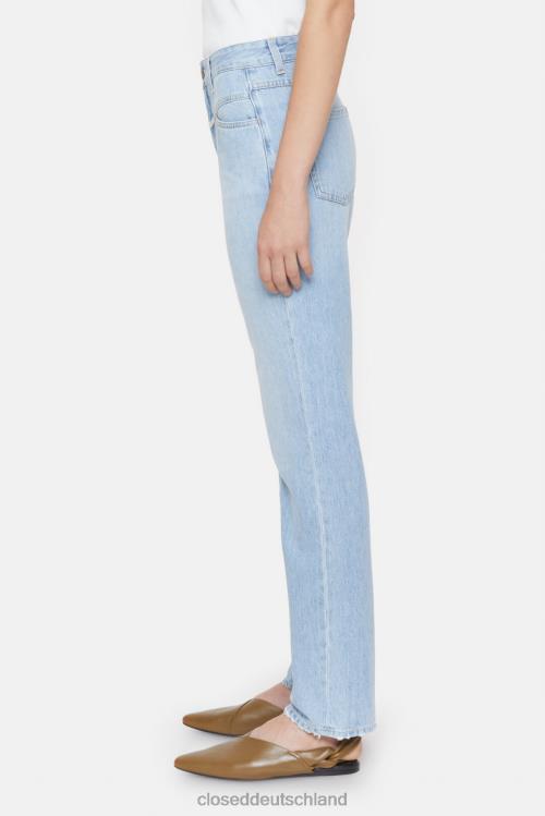 Kleidung hellblau 0RP8Z25 CLOSED Denim-Stil gerade-x Frauen