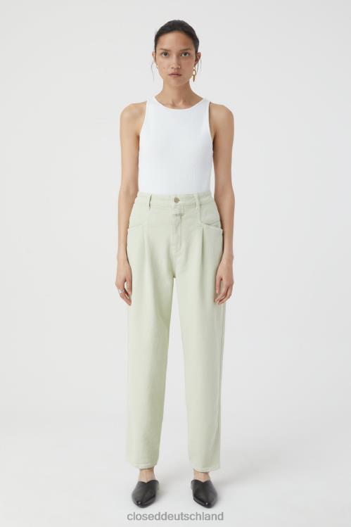 Kleidung helles Moosgrün 0RP8Z1167 CLOSED Perle im Denim-Stil Frauen