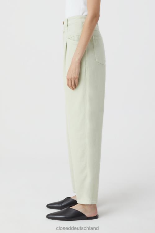 Kleidung helles Moosgrün 0RP8Z1167 CLOSED Perle im Denim-Stil Frauen