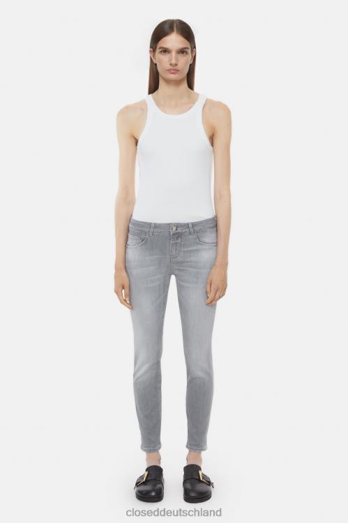 Kleidung hellgrau 0RP8Z77 CLOSED Bäcker im Denim-Stil 1 Frauen