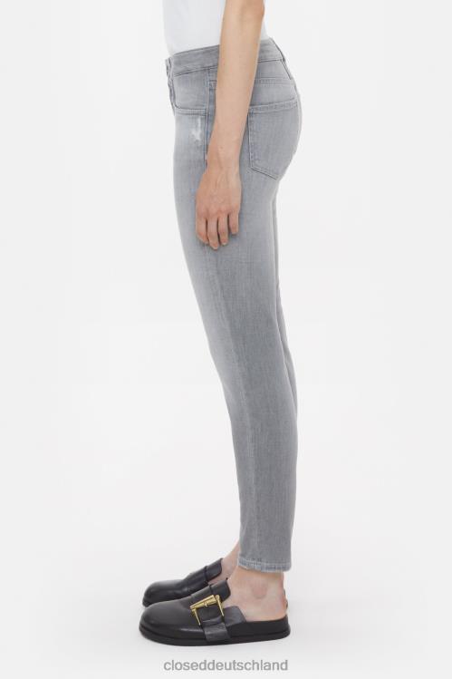 Kleidung hellgrau 0RP8Z77 CLOSED Bäcker im Denim-Stil 1 Frauen