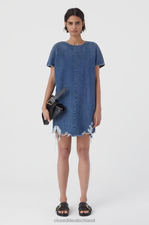 Kleidung Dunkelblau 0RP8Z604 CLOSED Jeanskleid Frauen