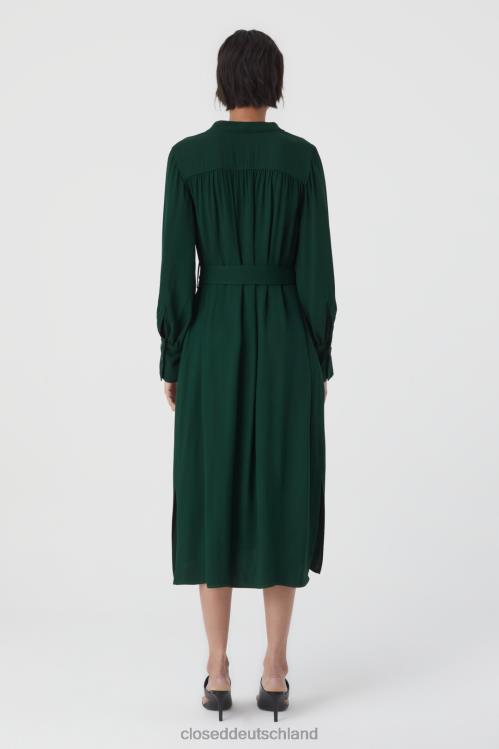Kleidung Farngrün 0RP8Z606 CLOSED Viskosekleid Frauen