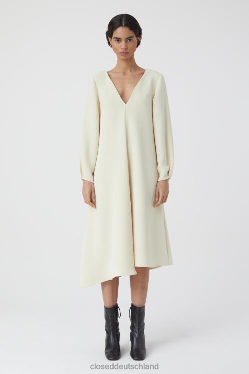 Kleidung Hülse 0RP8Z594 CLOSED Krepp-Maxikleid Frauen