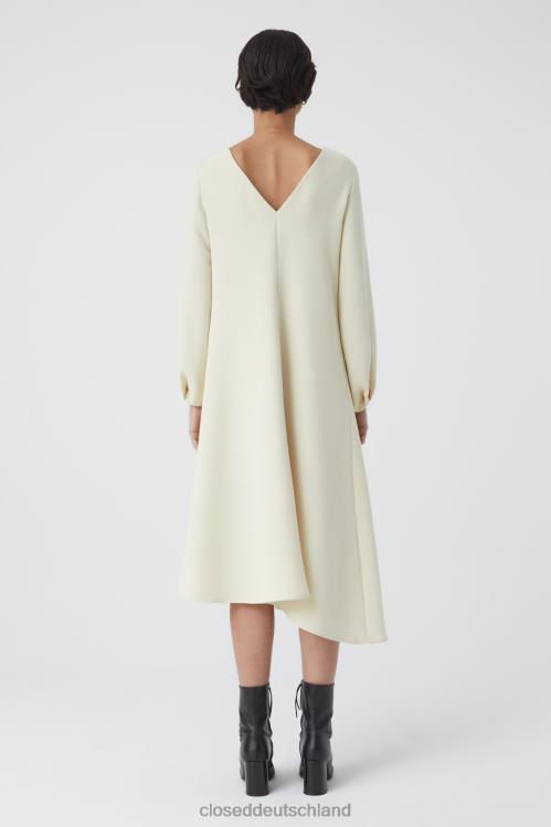 Kleidung Hülse 0RP8Z594 CLOSED Krepp-Maxikleid Frauen