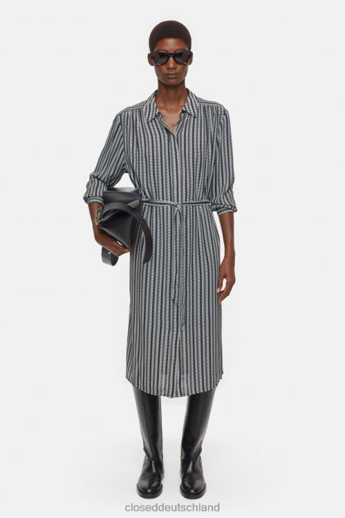 Kleidung Industriegrün 0RP8Z591 CLOSED Viskosekleid Frauen