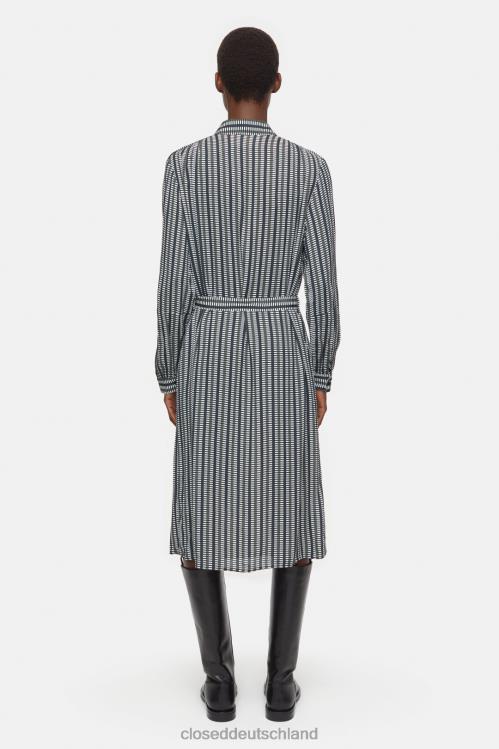 Kleidung Industriegrün 0RP8Z591 CLOSED Viskosekleid Frauen