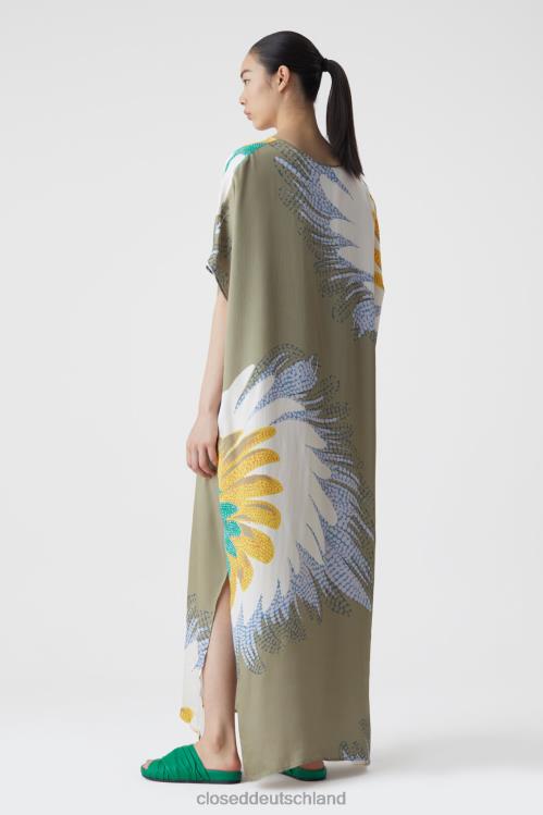 Kleidung Muskatnuss 0RP8Z1736 CLOSED Tunika-Maxikleid Frauen
