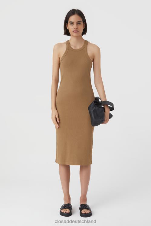 Kleidung Muskatnuss 0RP8Z1739 CLOSED Kleid aus Bio-Baumwolle Frauen
