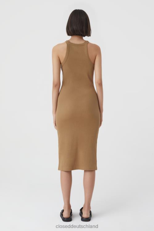 Kleidung Muskatnuss 0RP8Z1739 CLOSED Kleid aus Bio-Baumwolle Frauen