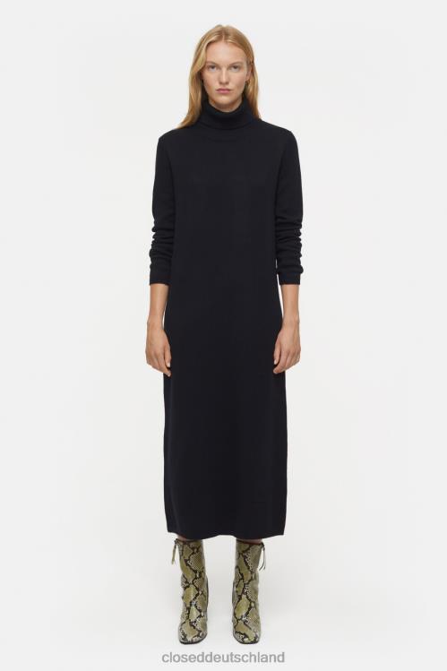 Kleidung Schwarz 0RP8Z590 CLOSED Strickkleid aus Kaschmirmix Frauen