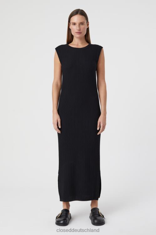 Kleidung Schwarz 0RP8Z592 CLOSED Strickkleid Frauen