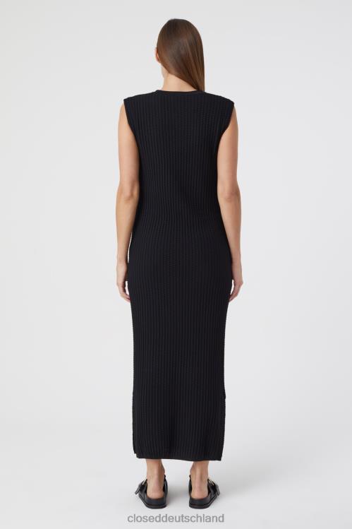 Kleidung Schwarz 0RP8Z592 CLOSED Strickkleid Frauen