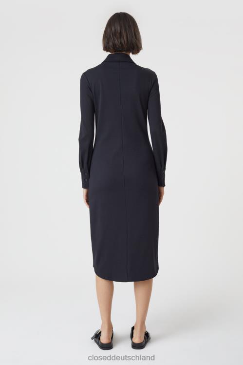 Kleidung Schwarz 0RP8Z595 CLOSED Jerseykleid Frauen