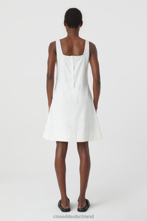 Kleidung Weiß 0RP8Z1752 CLOSED Jeanskleid Frauen