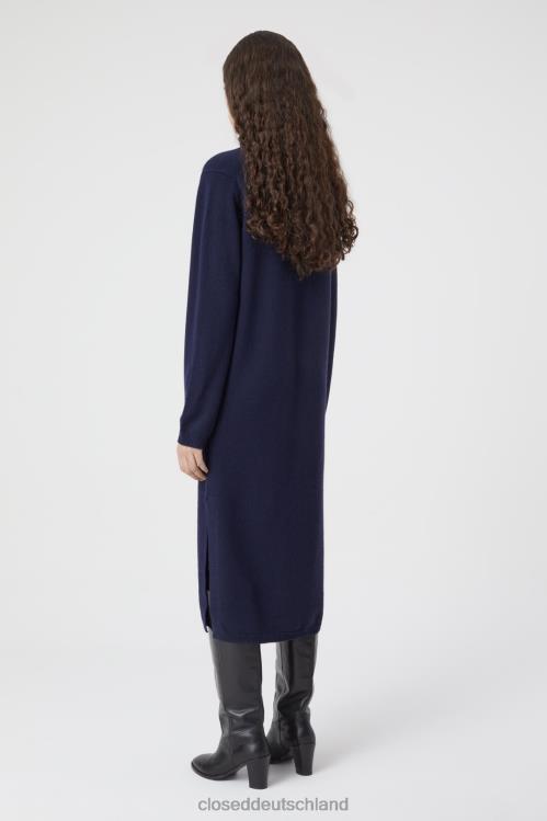 Kleidung dunkle Nacht 0RP8Z1791 CLOSED Polokleid aus Strick Frauen