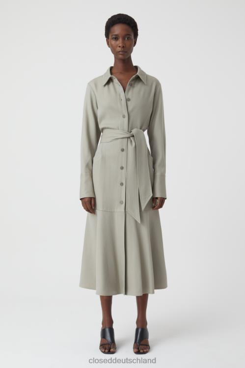 Kleidung grauer Marmor 0RP8Z1756 CLOSED Trenchkleid Frauen