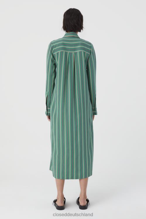 Kleidung neues Grün 0RP8Z609 CLOSED Hemdkleid Frauen