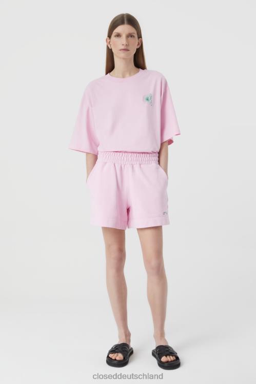 Kleidung Dahlie rosa 0RP8Z1401 CLOSED Sweat-Shorts Frauen