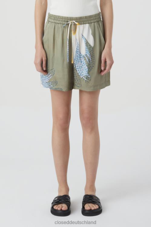 Kleidung Muskatnuss 0RP8Z1392 CLOSED fließende Shorts Frauen