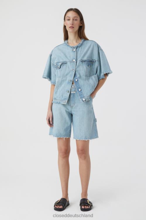 Kleidung hellblau 0RP8Z1382 CLOSED Bermuda Frauen