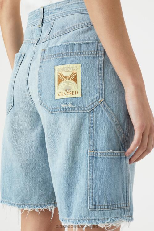 Kleidung hellblau 0RP8Z1382 CLOSED Bermuda Frauen