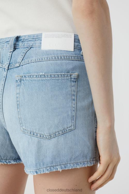 Kleidung hellblau 0RP8Z1398 CLOSED Denim-Hotpants Frauen
